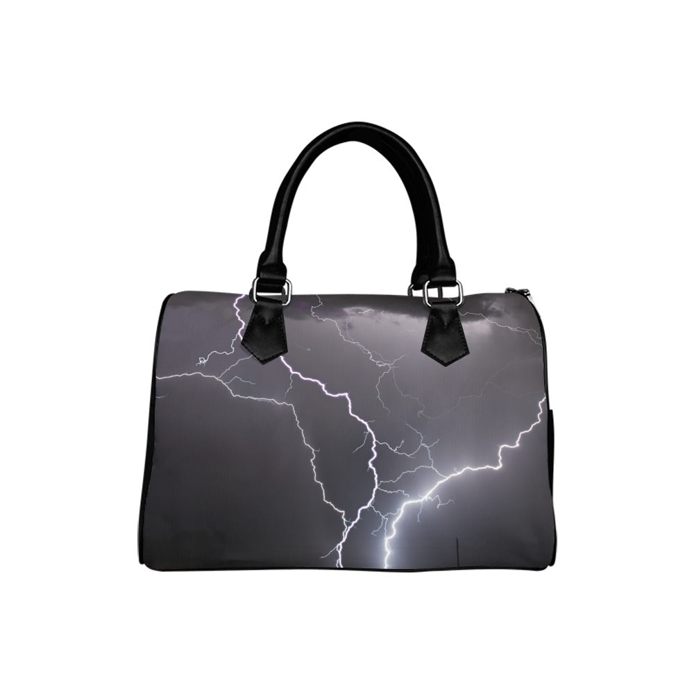 Lightning Crashes Boston Handbag