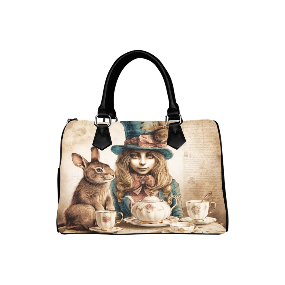 All Mad Here Boston Handbag