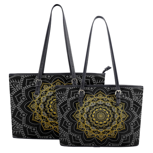 Golden Mandala Tote Bag