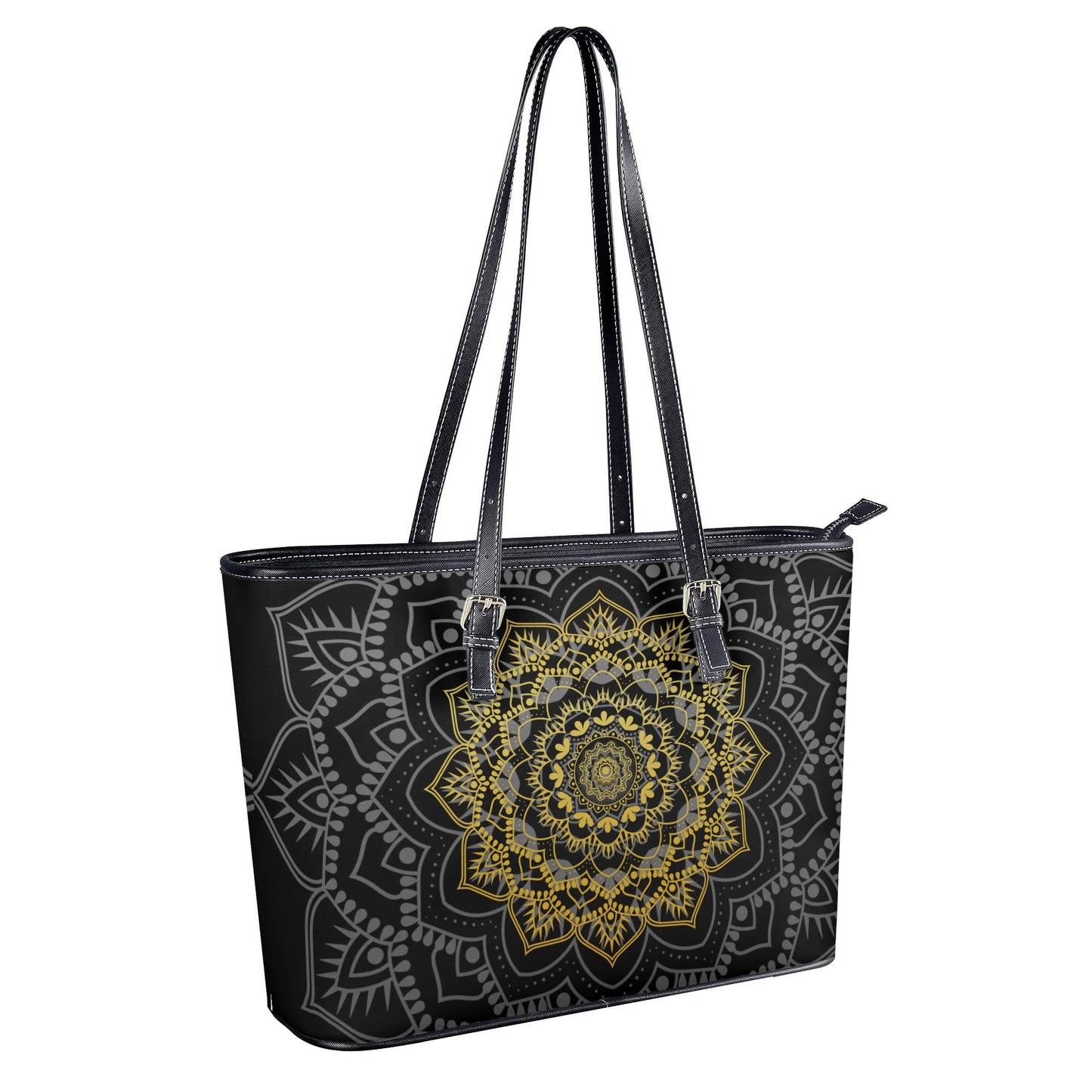 Golden Mandala Tote Bag