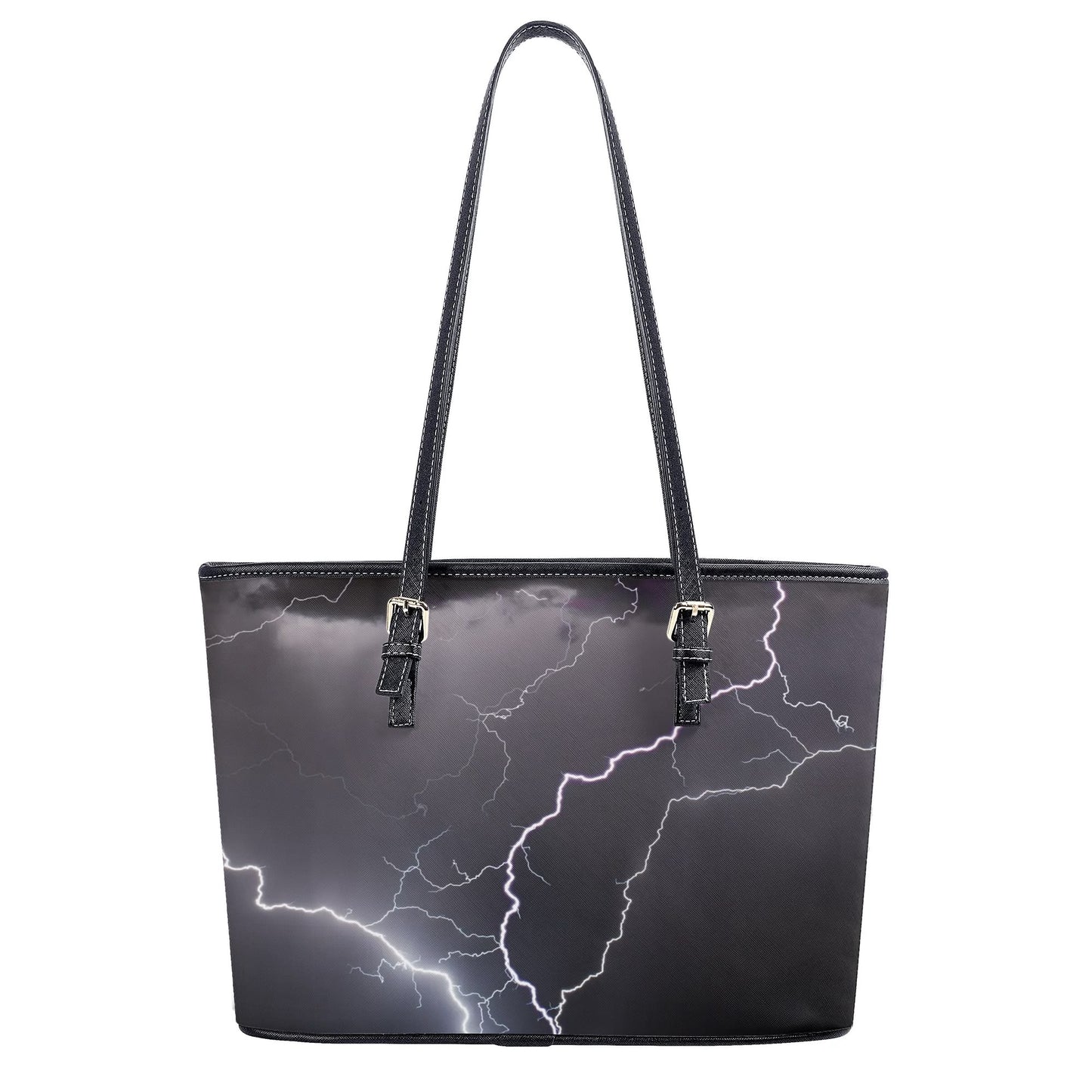 Lightning Crashes Tote Bag