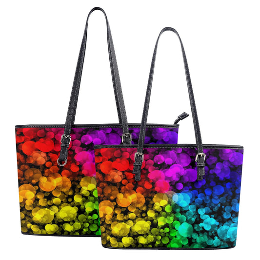 Rainbow Bubbles Tote Bag