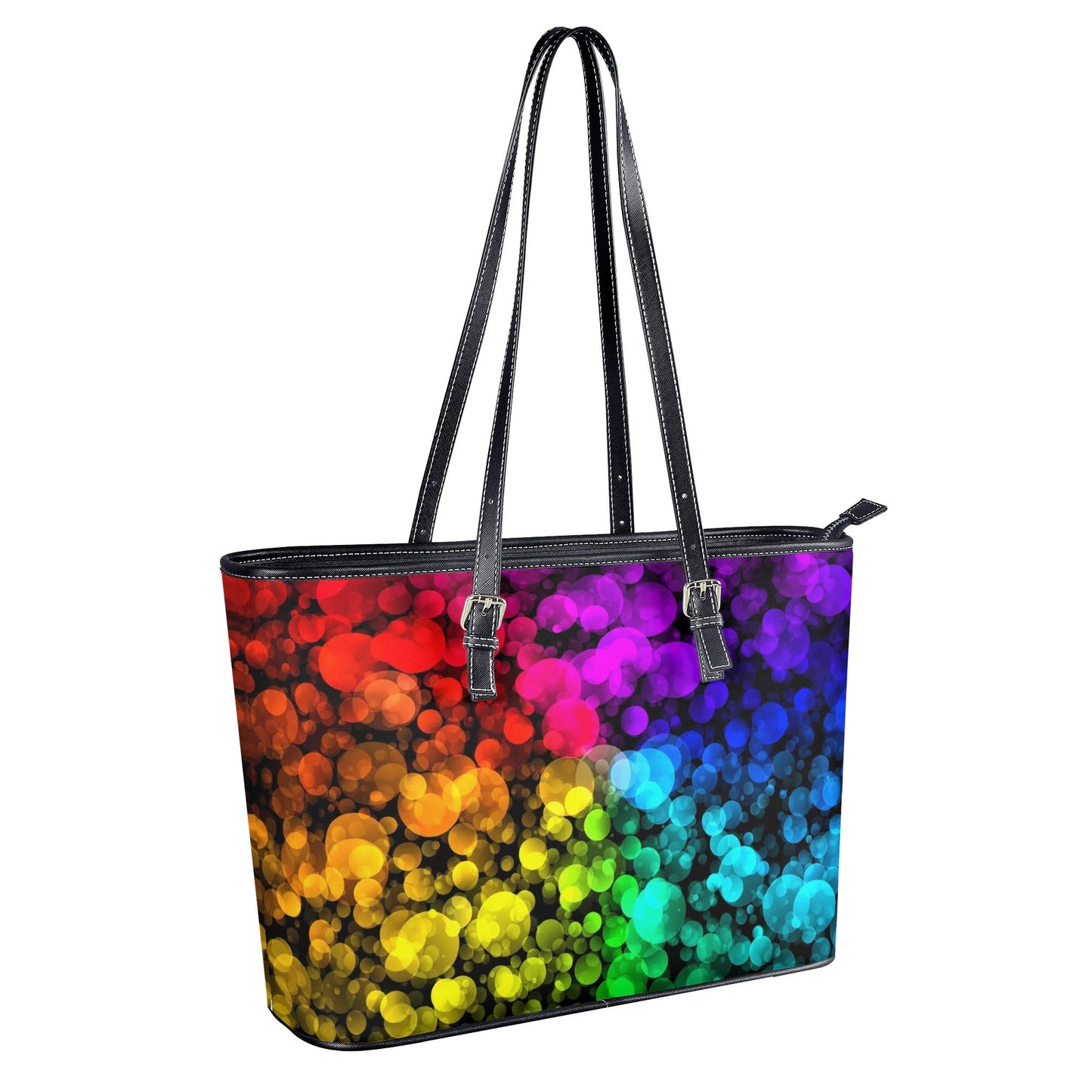 Rainbow Bubbles Tote Bag