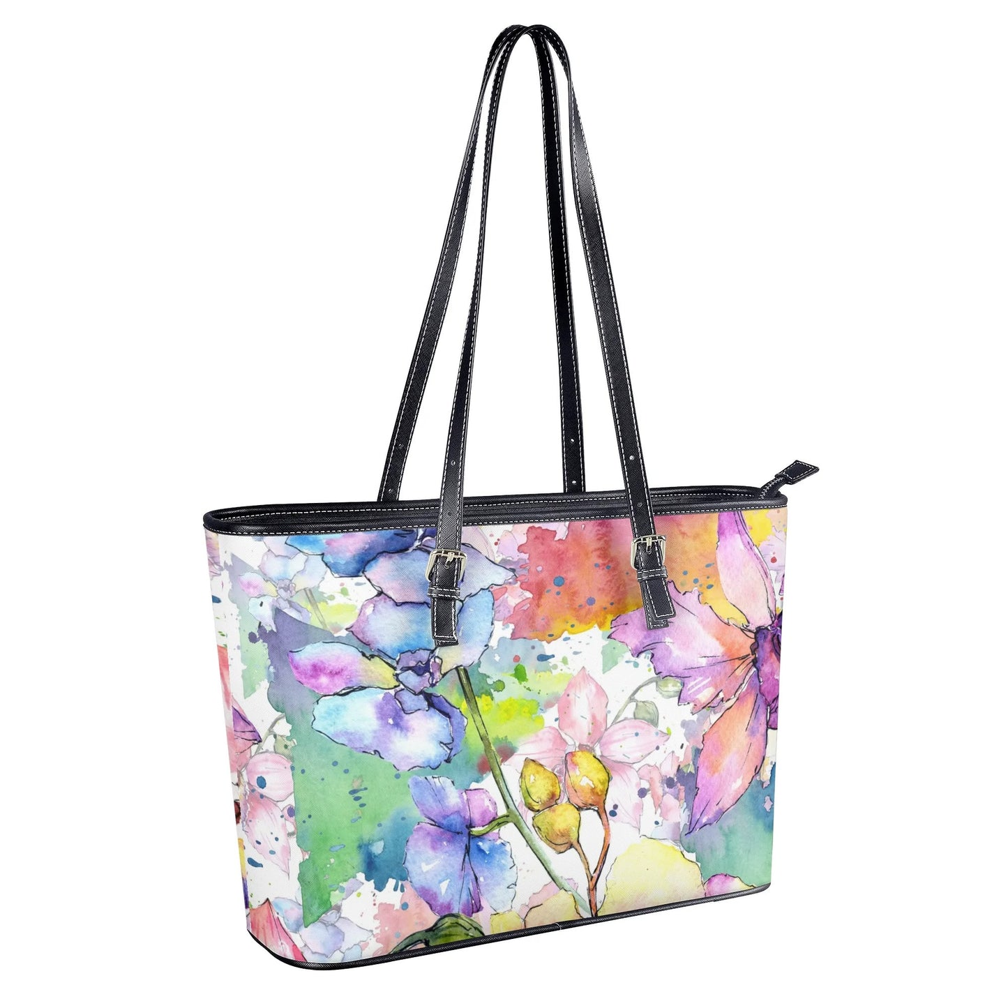 Watercolour Flowers Tote Bag