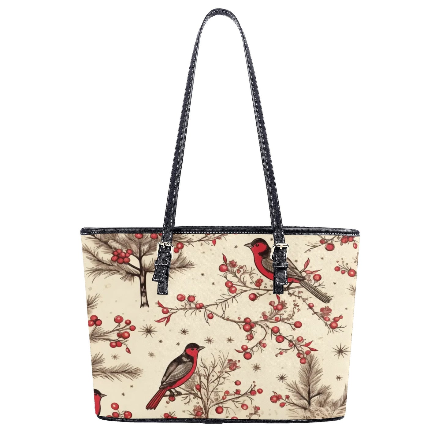 Christmas Birds Tote Bag