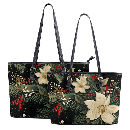 Christmas Flora Tote Bag