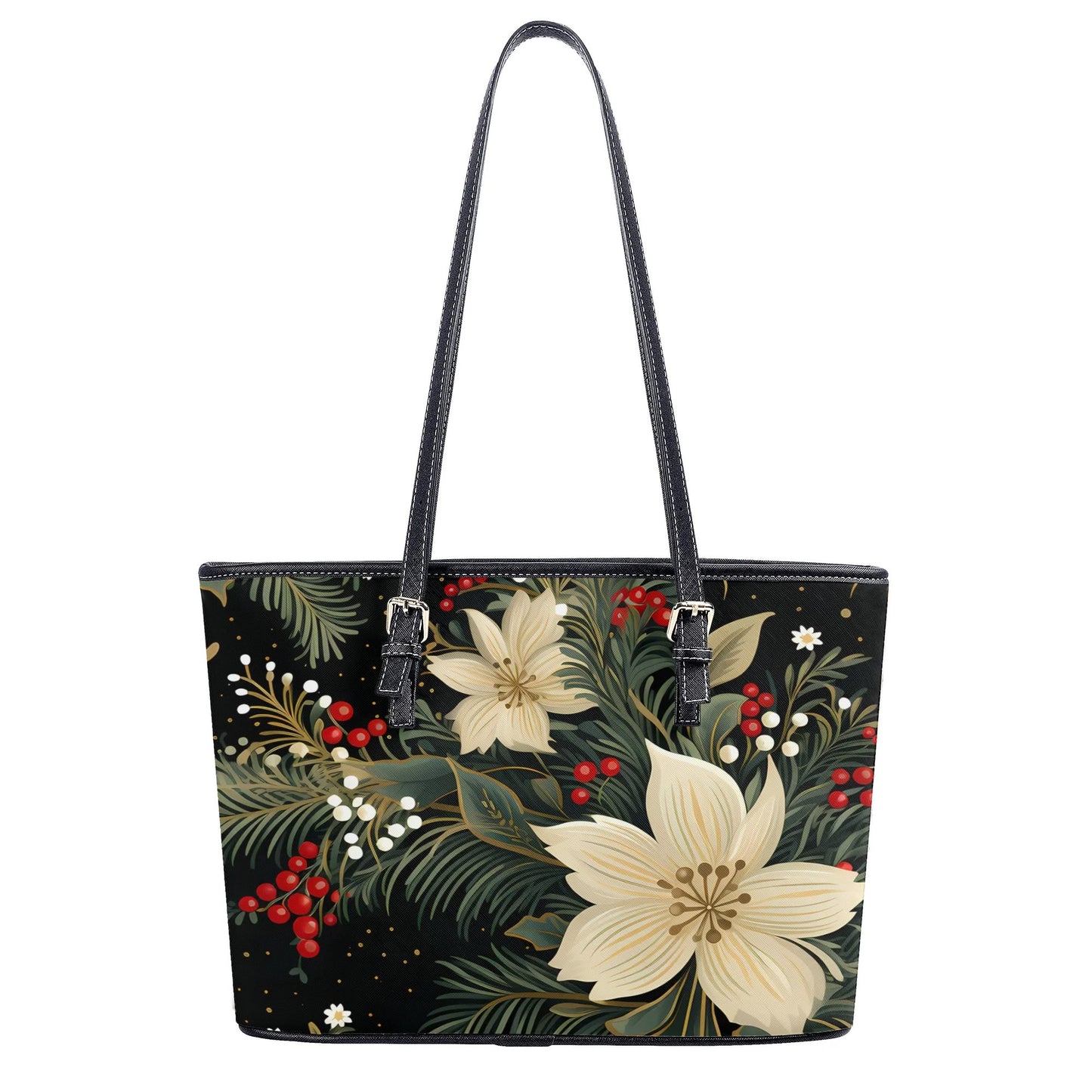 Christmas Flora Tote Bag