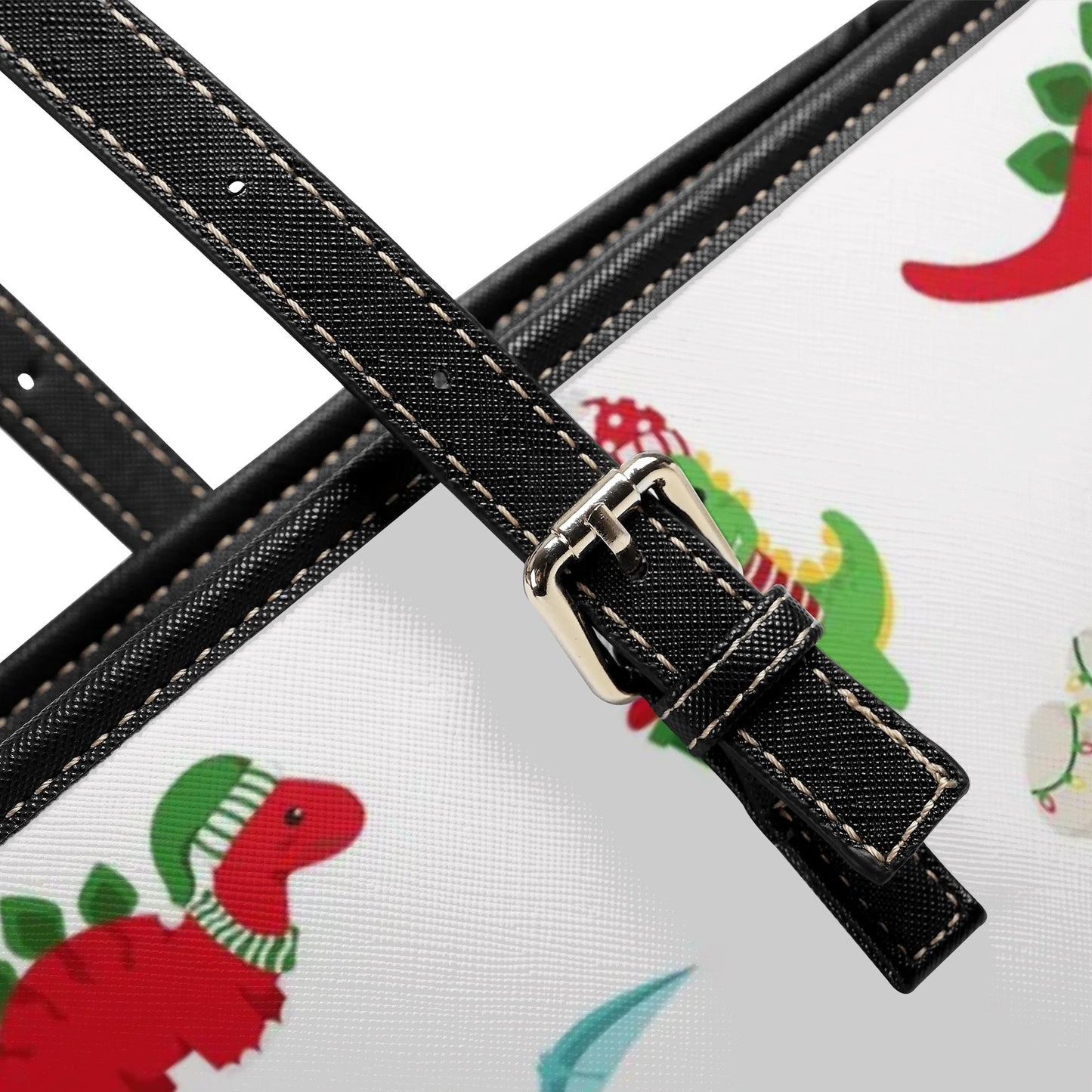 Dino Christmas Tote Bag