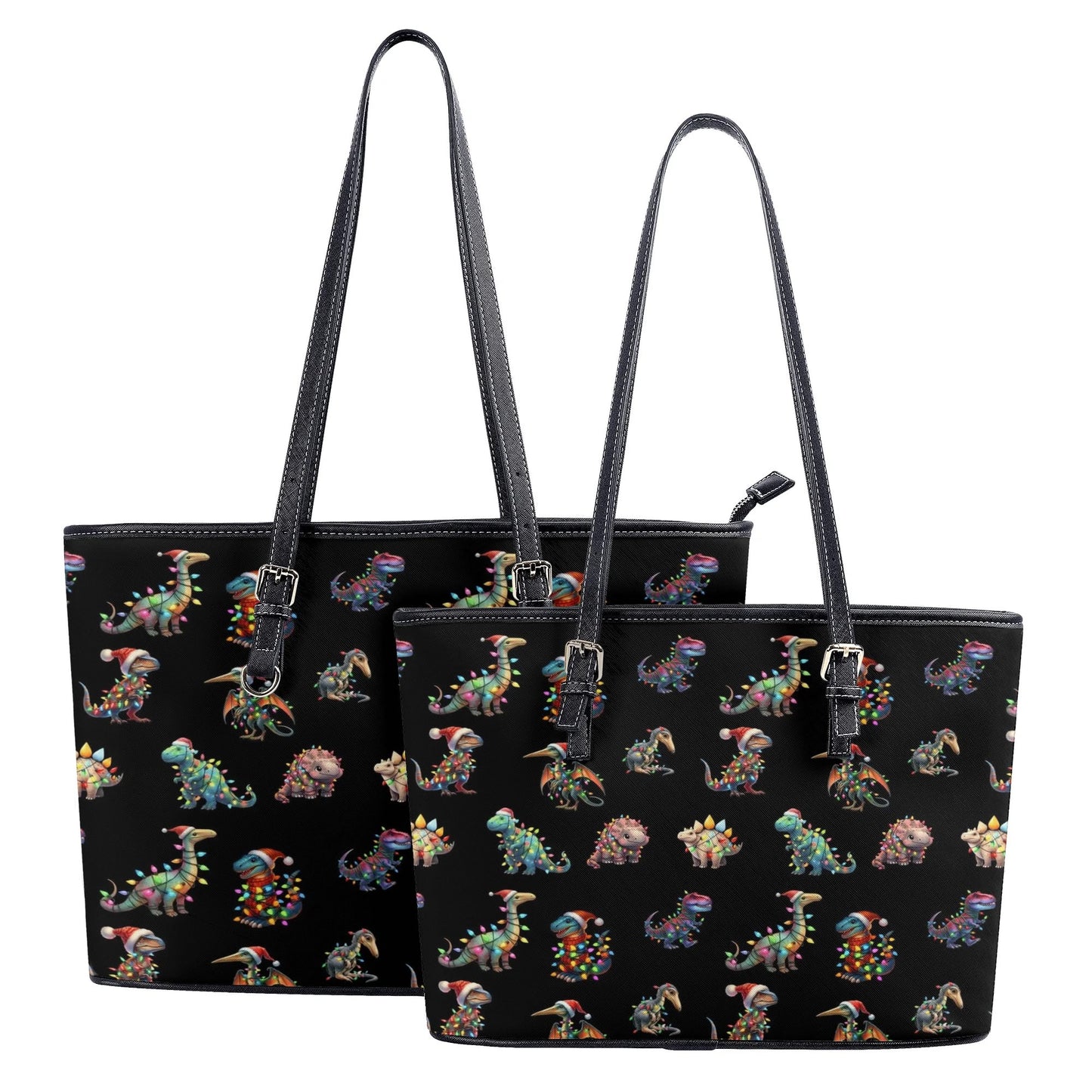 Dinos In Lights Tote Bag