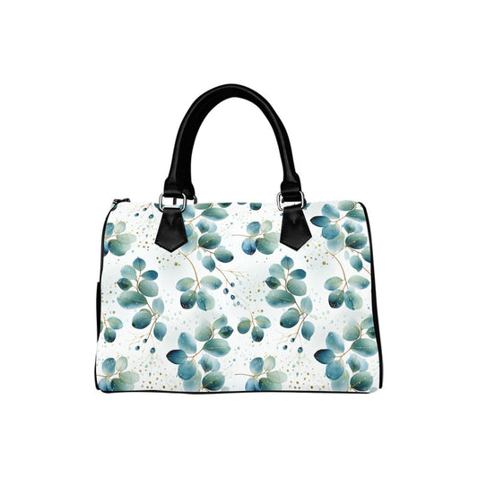 Eucalyptus Leaves Boston Handbag