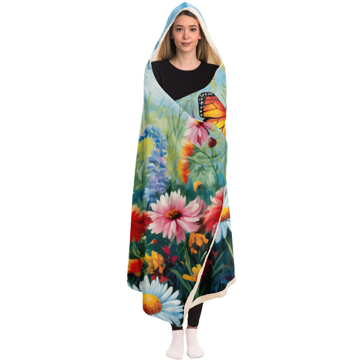 Springtime Hooded Blanket – Offbeat Sweetie