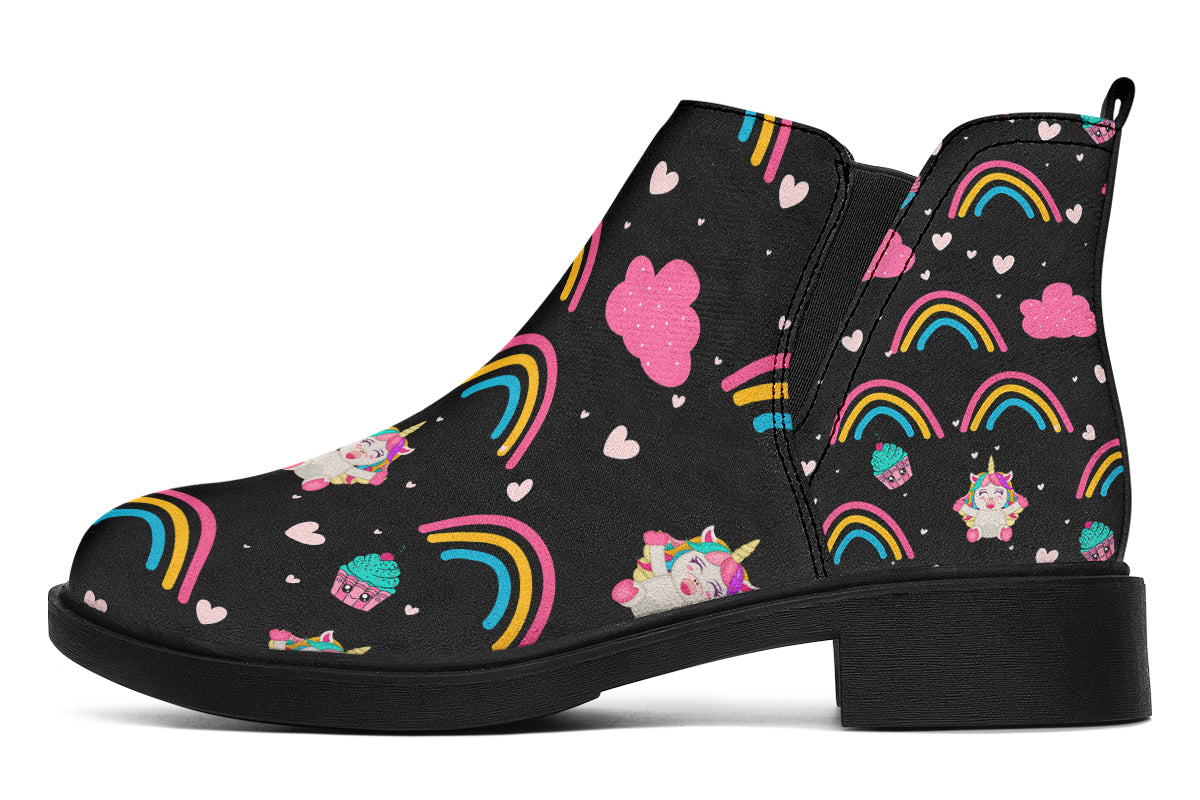 Cutesy Unicorns Ankle Boots