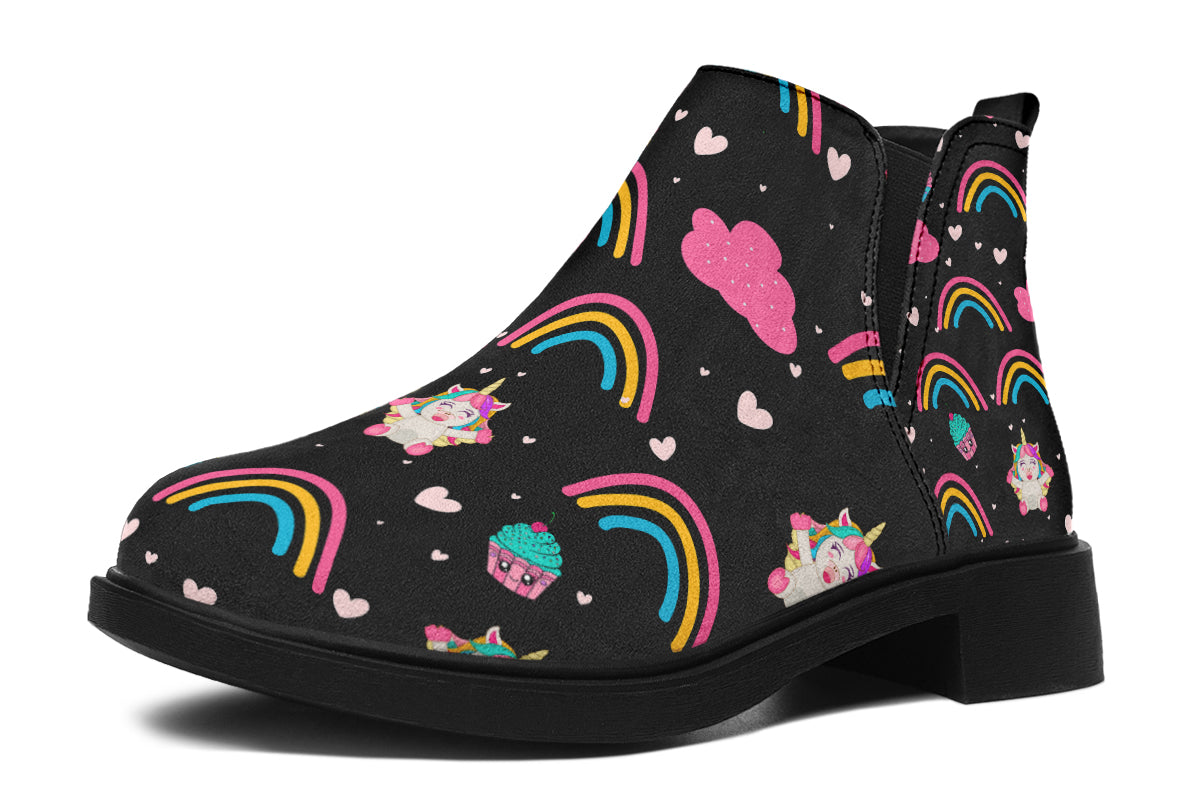 Cutesy Unicorns Ankle Boots