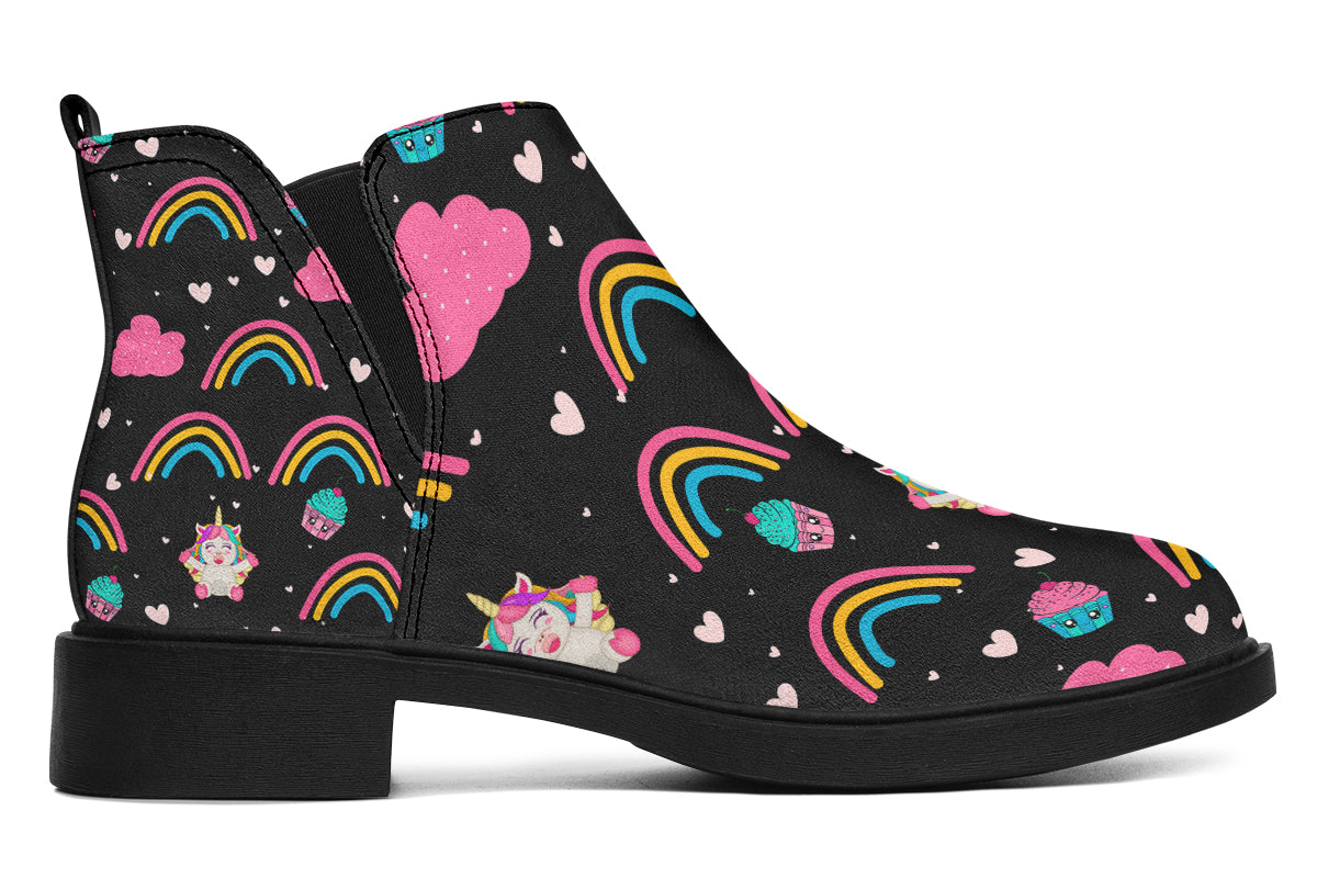 Cutesy Unicorns Ankle Boots