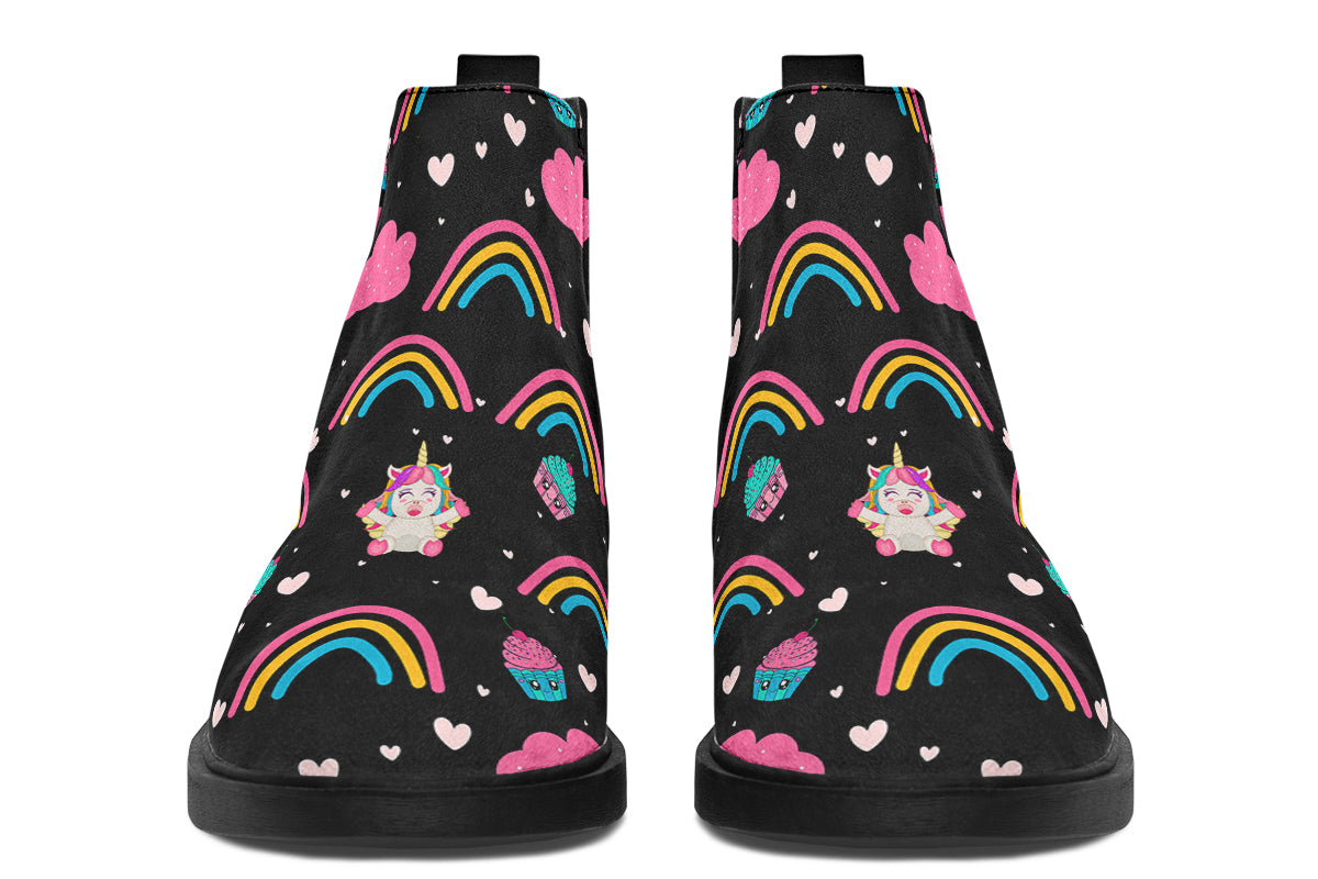 Cutesy Unicorns Ankle Boots