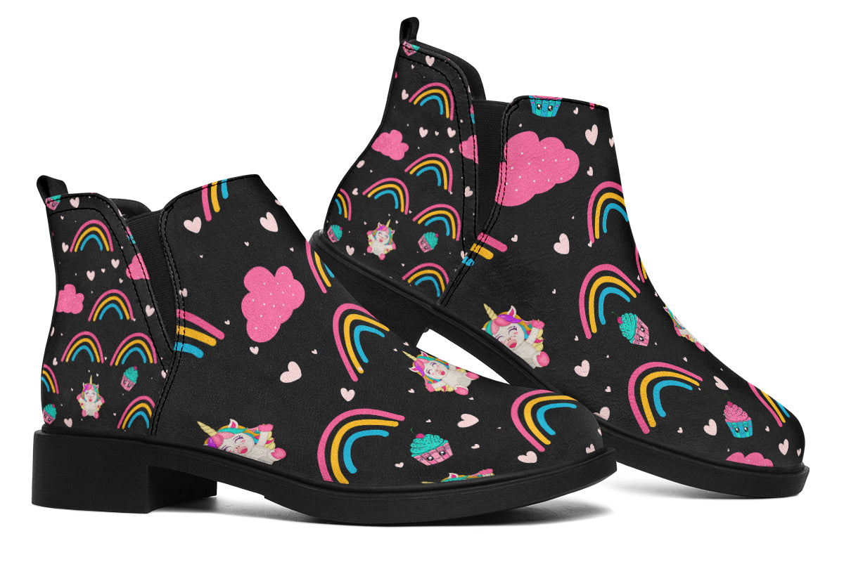 Cutesy Unicorns Ankle Boots