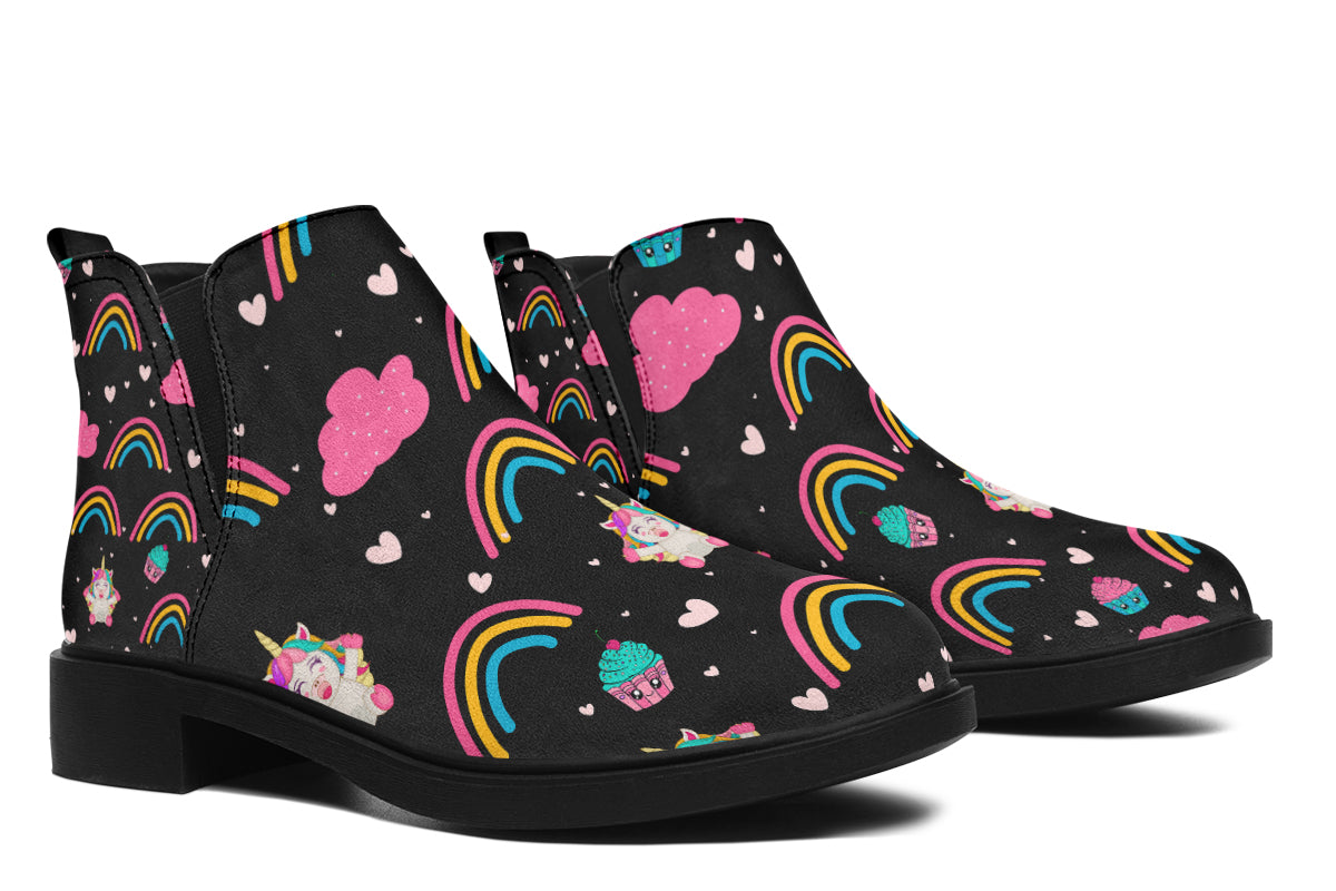 Cutesy Unicorns Ankle Boots