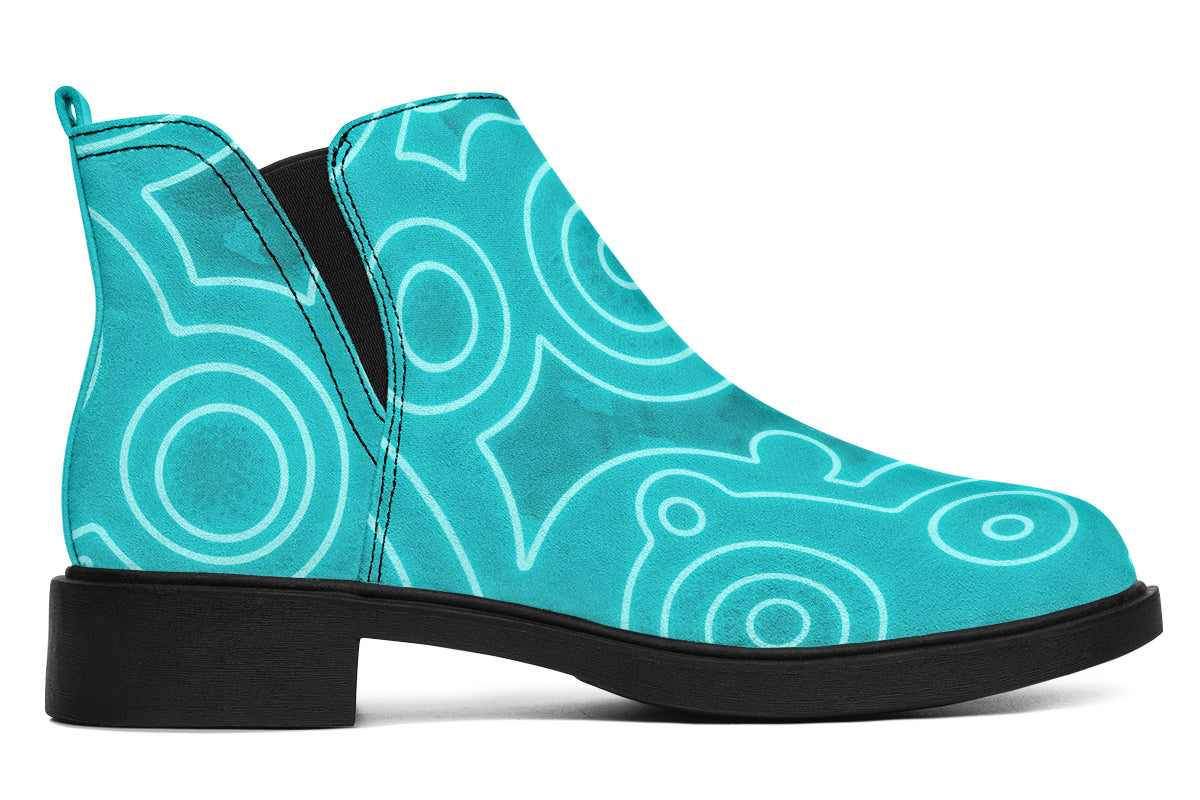 Gali Banaga-Waa-Nha' Water Flowing Ankle Boots 