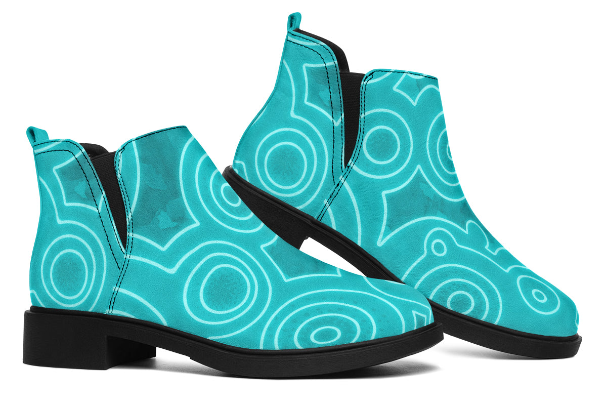 Gali Banaga-Waa-Nha' Water Flowing Ankle Boots 