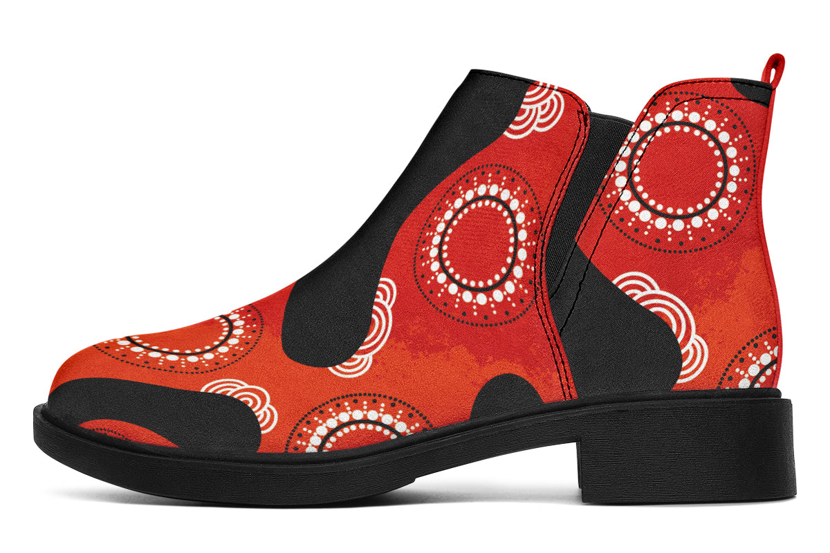 Guwiinbarraan' Close To Fire Ankle Boots