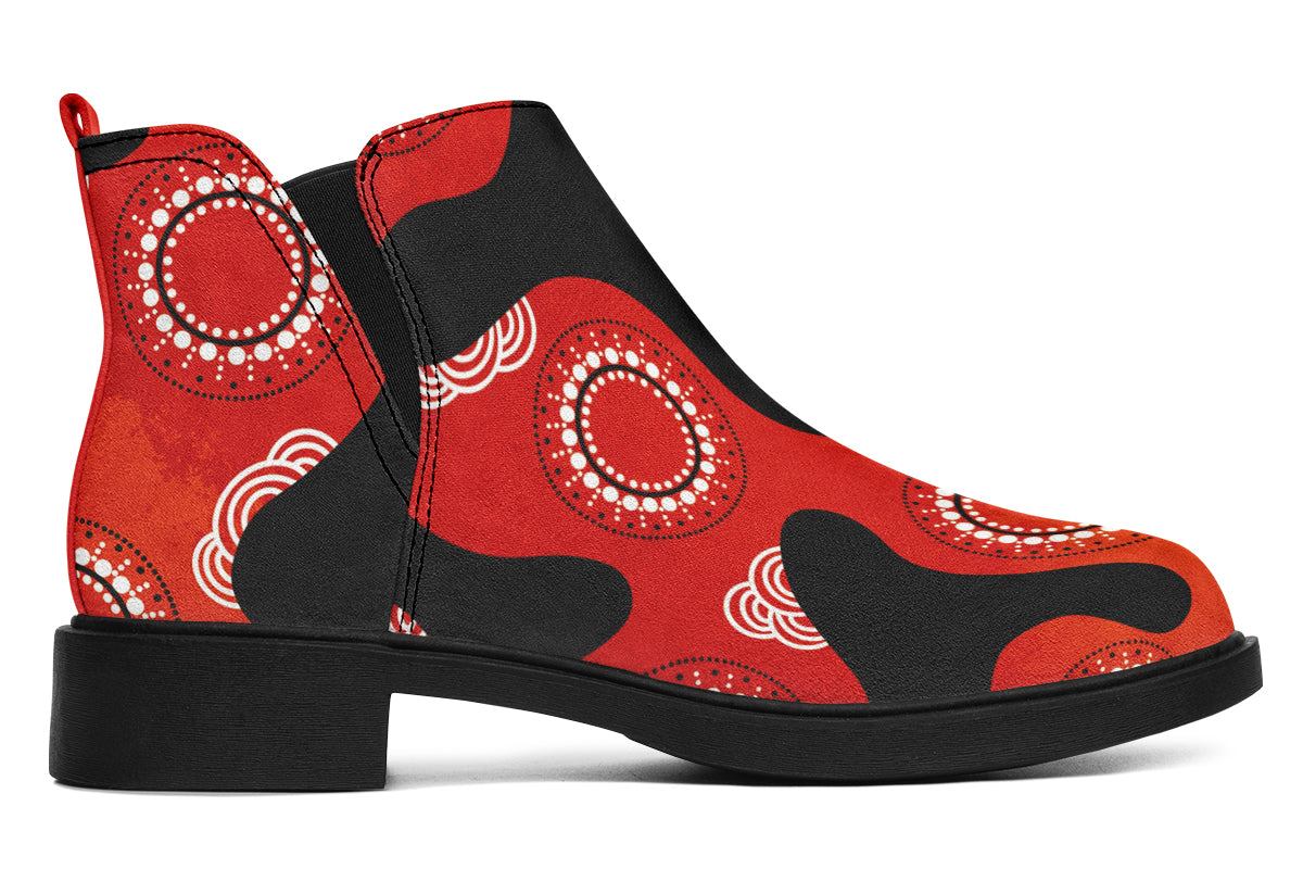 Guwiinbarraan' Close To Fire Ankle Boots