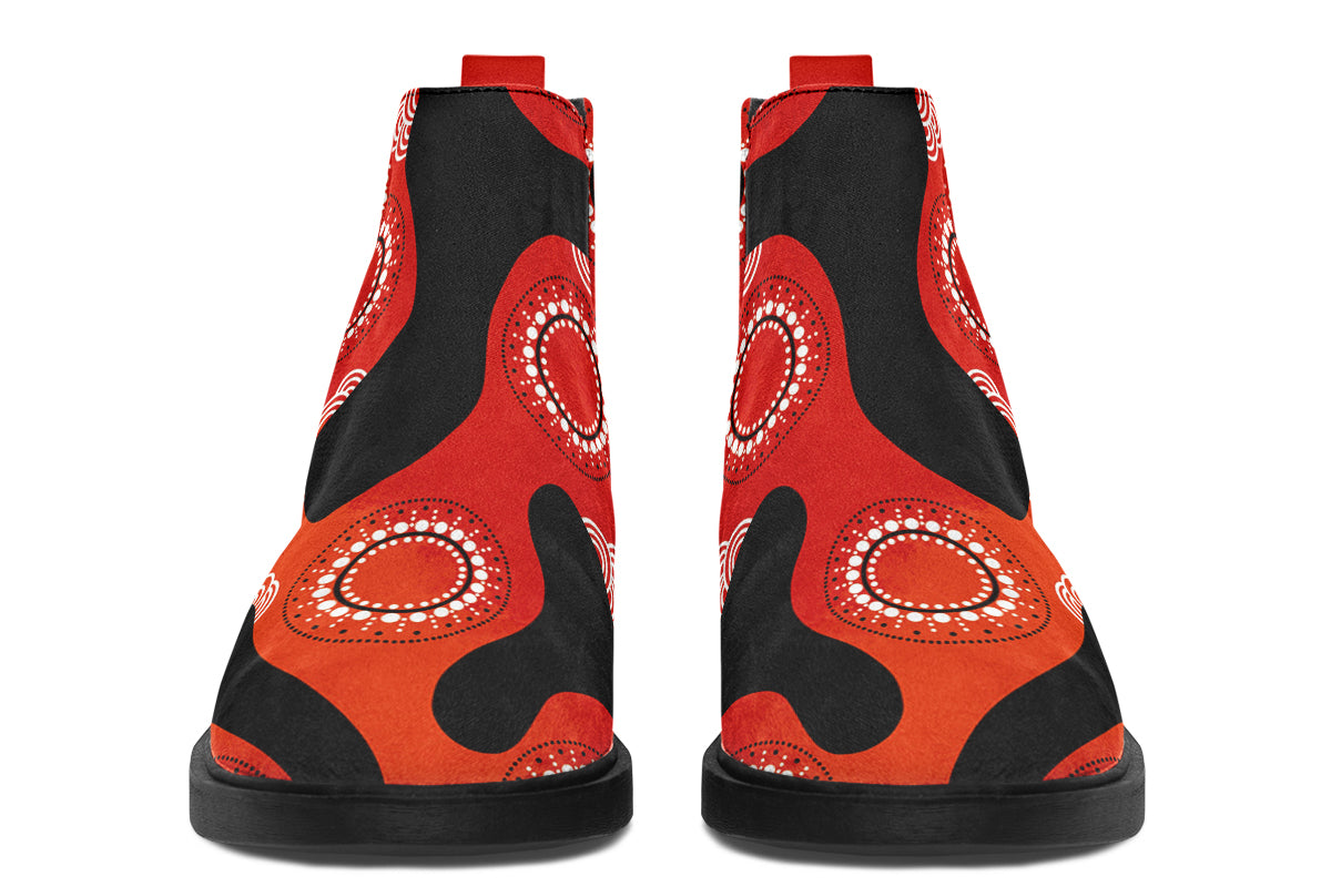 Guwiinbarraan' Close To Fire Ankle Boots