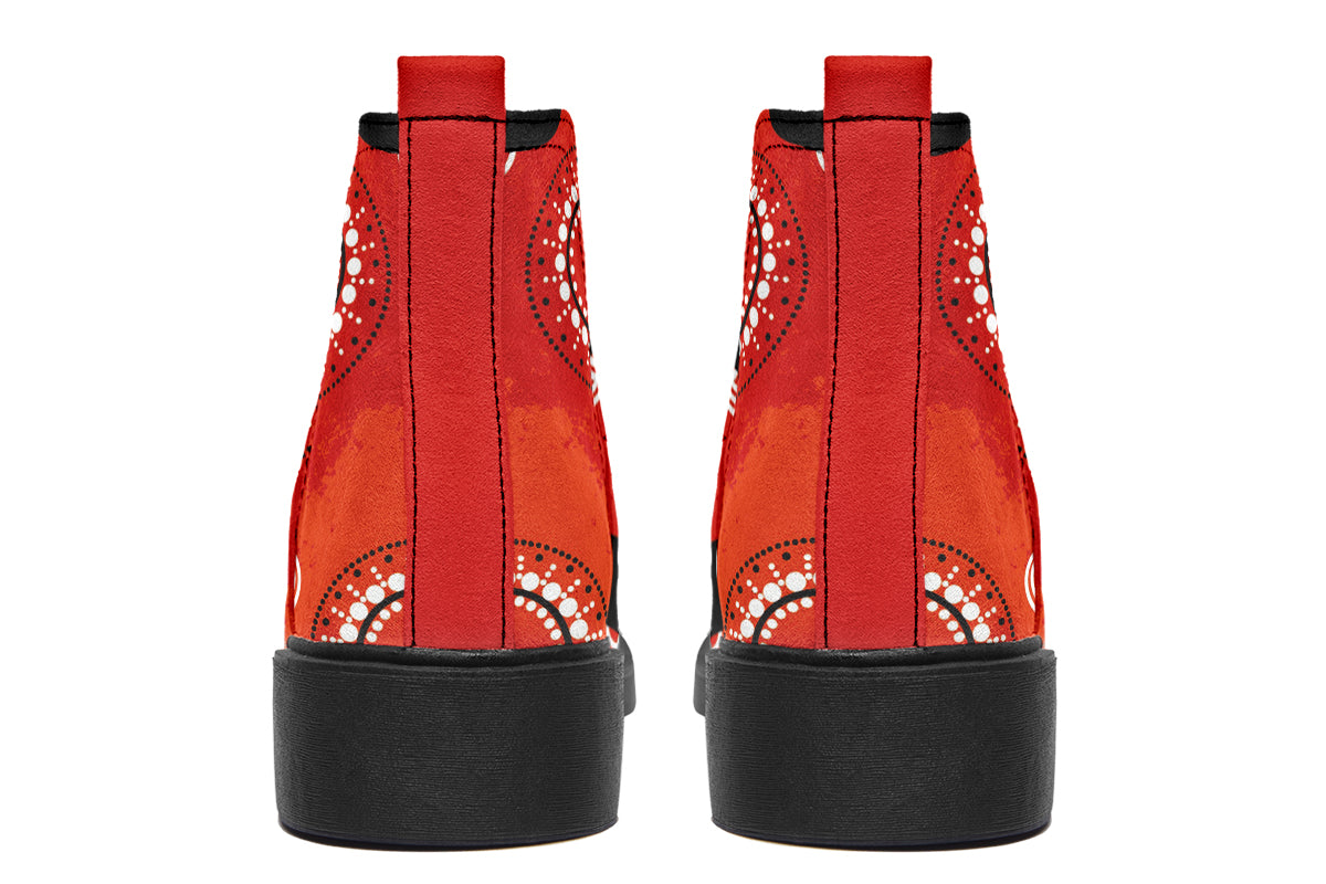 Guwiinbarraan' Close To Fire Ankle Boots