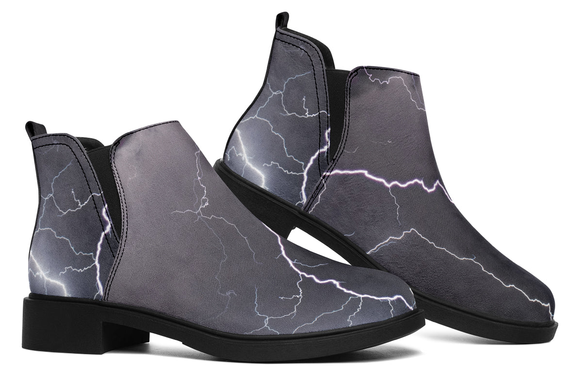 Lightning Crashes Ankle Boots