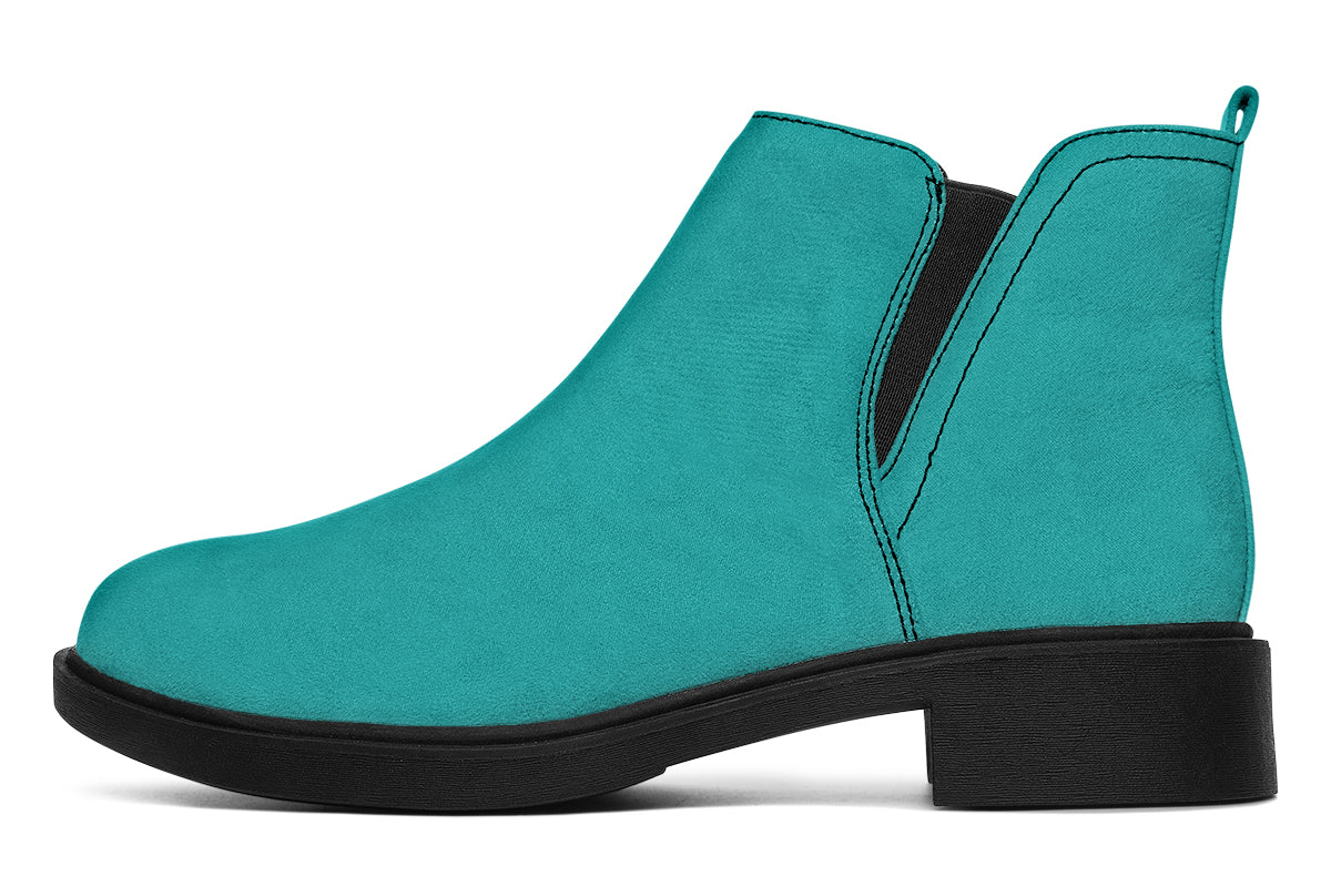 Pennyroyal Teal Ankle Boots