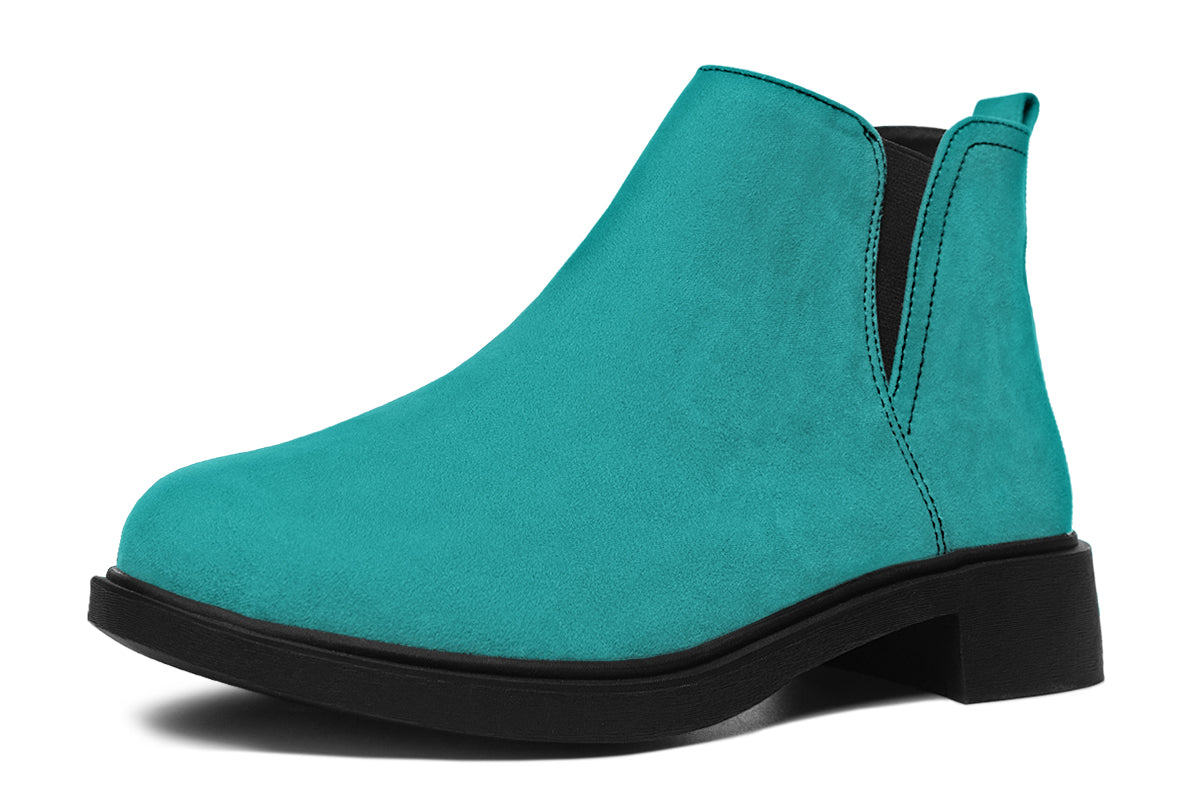 Pennyroyal Teal Ankle Boots