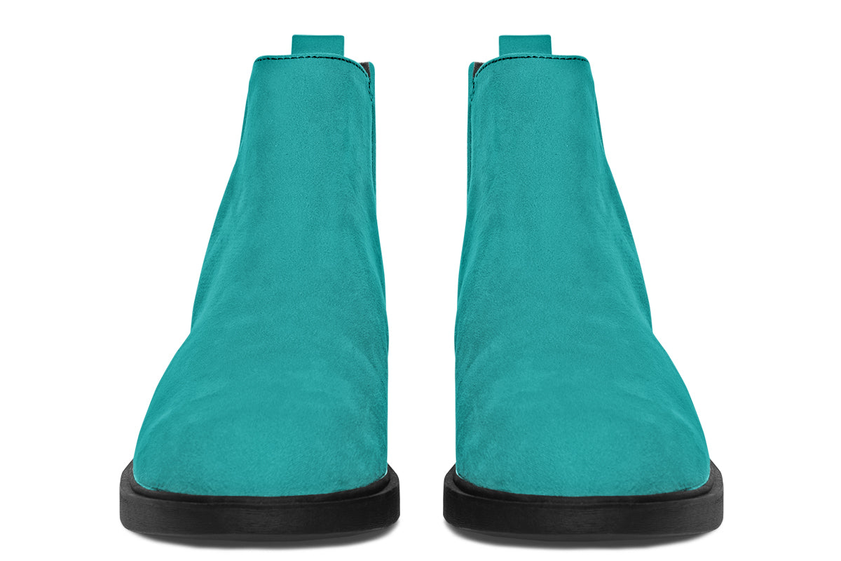 Pennyroyal Teal Ankle Boots