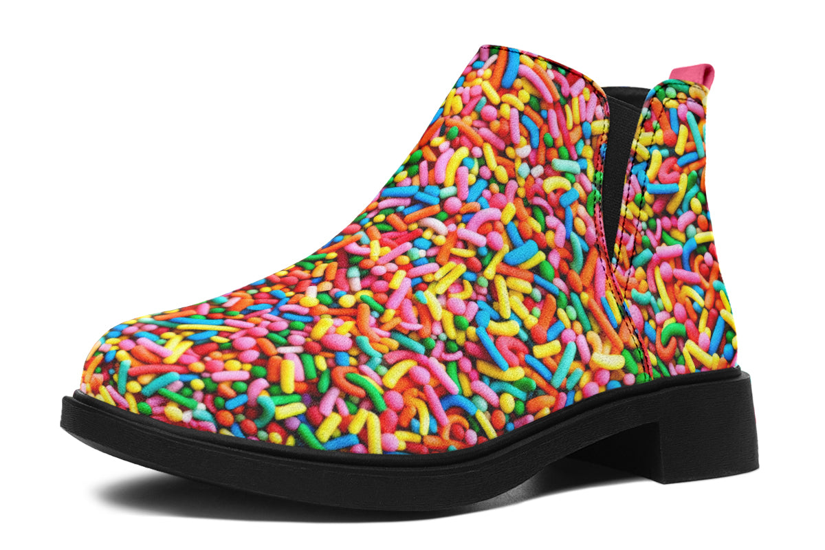 Rainbow Sprinkles Ankle Boots