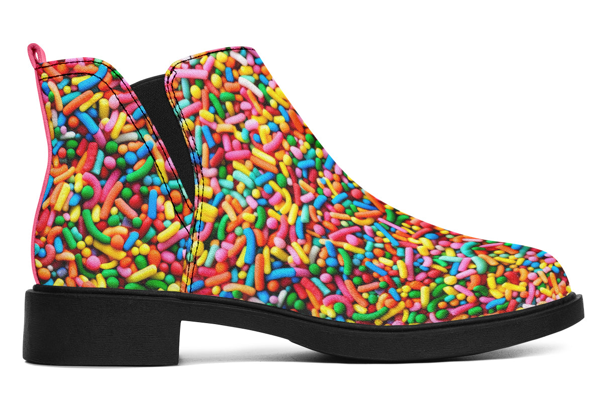 Rainbow Sprinkles Ankle Boots