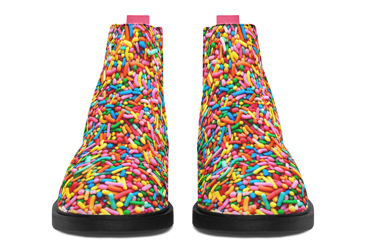 Rainbow Sprinkles Ankle Boots