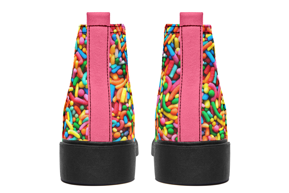 Rainbow Sprinkles Ankle Boots