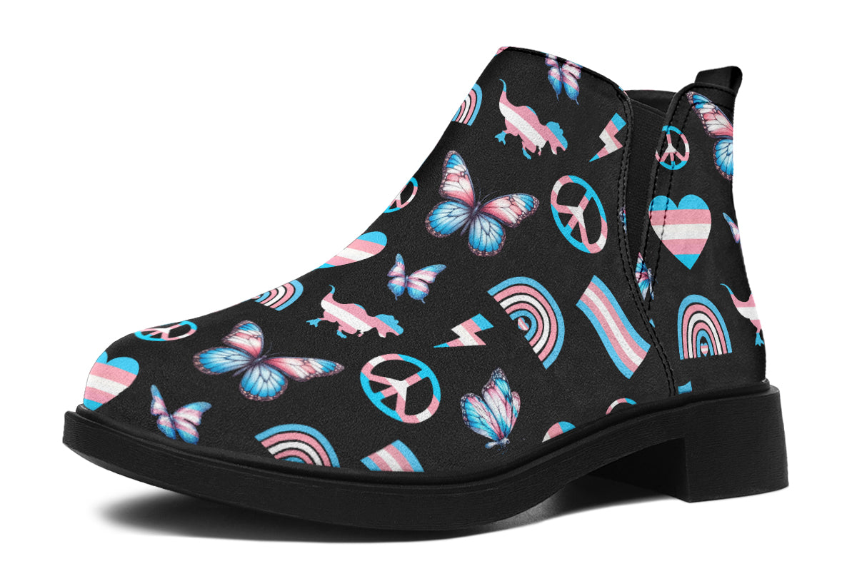 Trans Love Ankle Boots