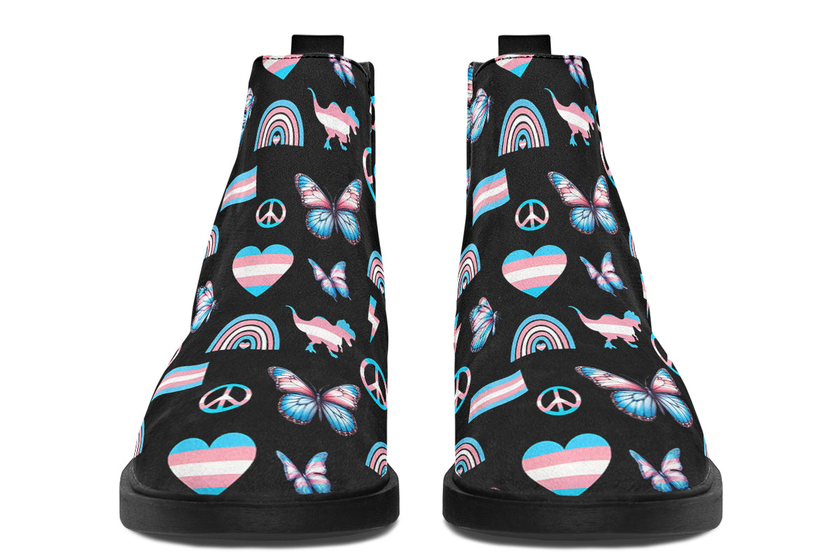 Trans Love Ankle Boots