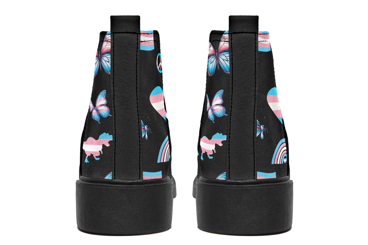 Trans Love Ankle Boots