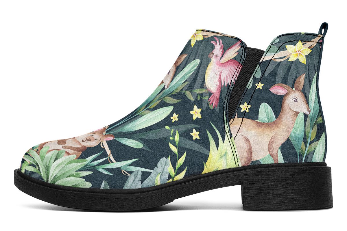 Wonderful Wildlife Ankle Boots