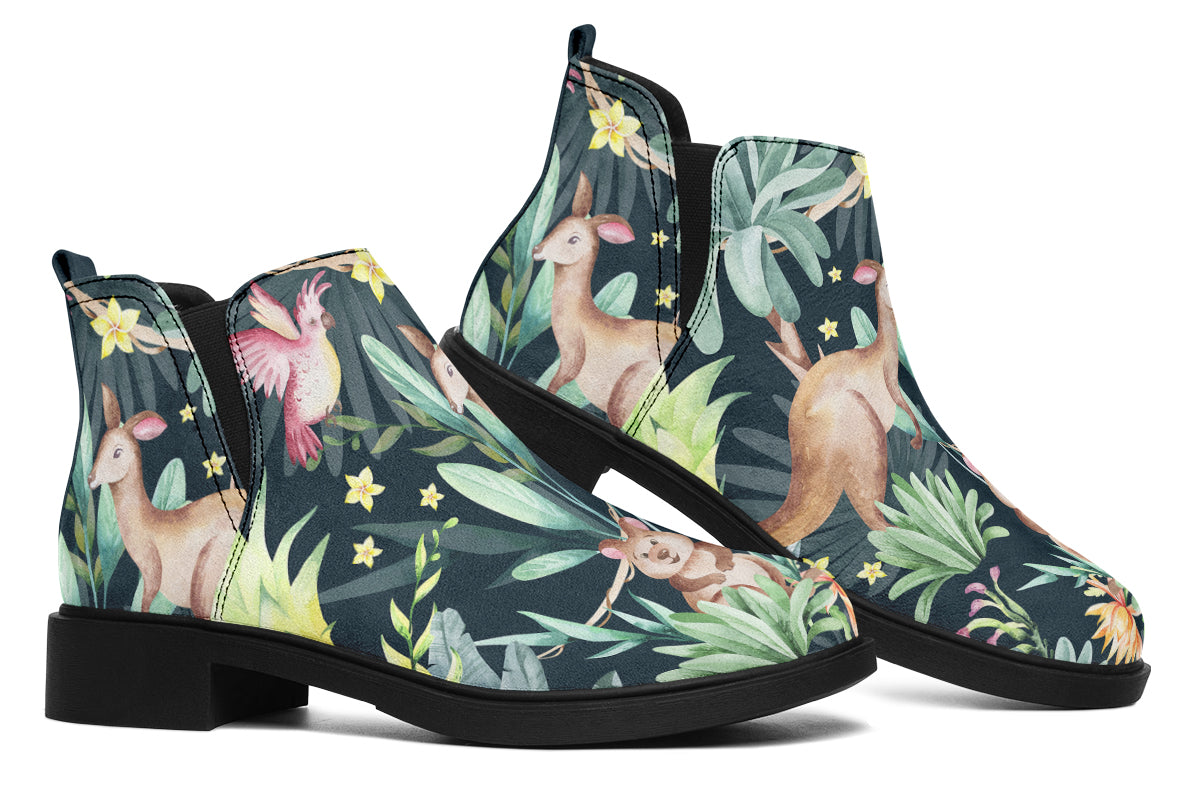 Wonderful Wildlife Ankle Boots