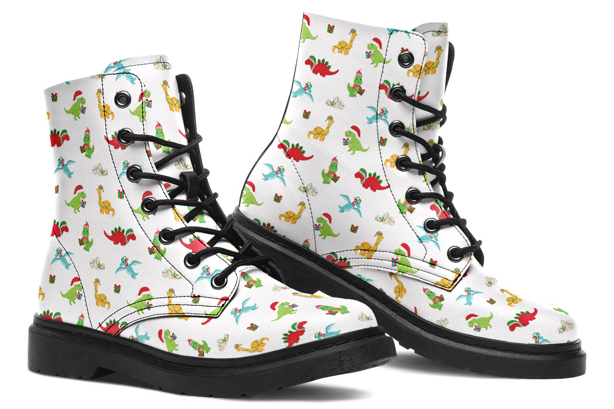 Dino Christmas Boots