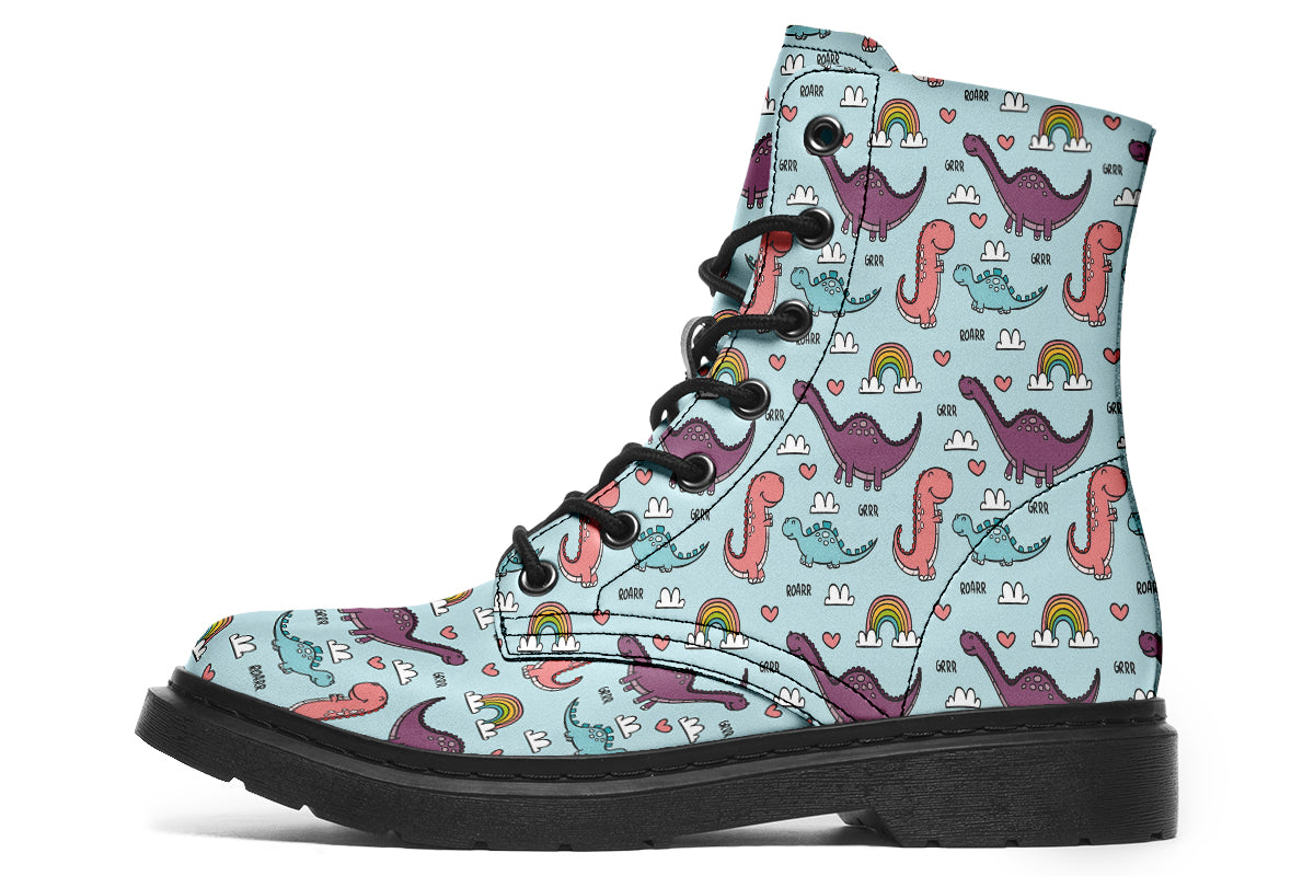 Dinos And Rainbows Boots