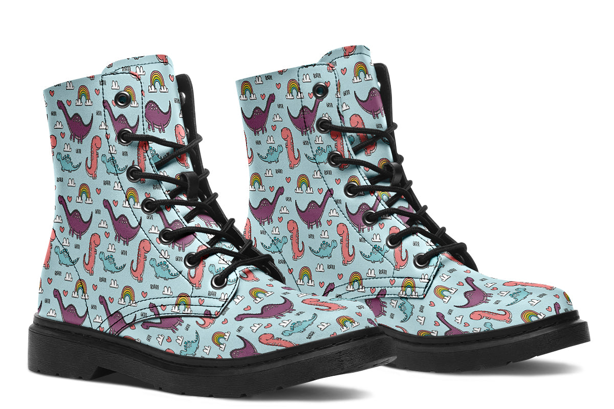 Dinos And Rainbows Boots