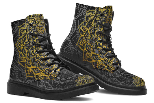 Golden Mandala Boots