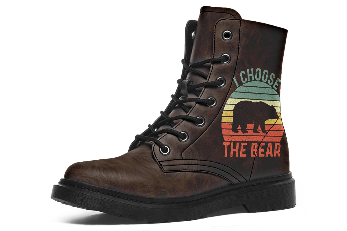 I Choose The Bear Boots