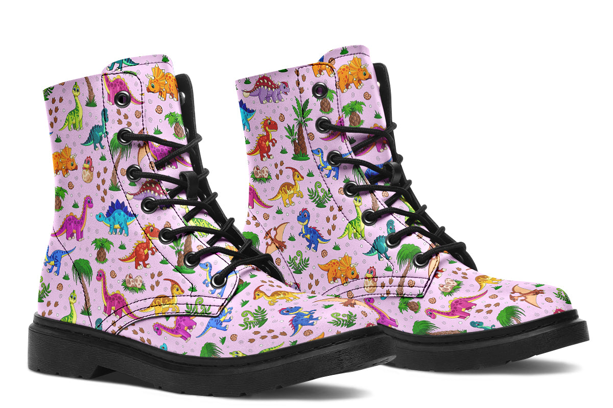 Pink Baby Dinos Boots