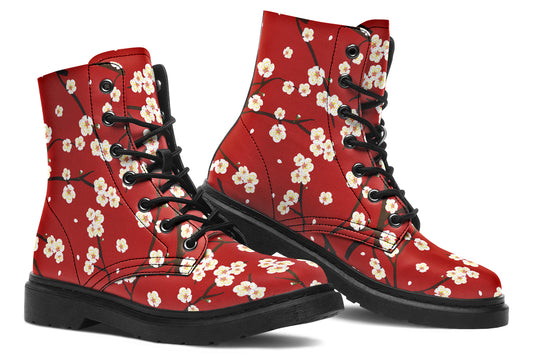 Plum Blossoms Boots