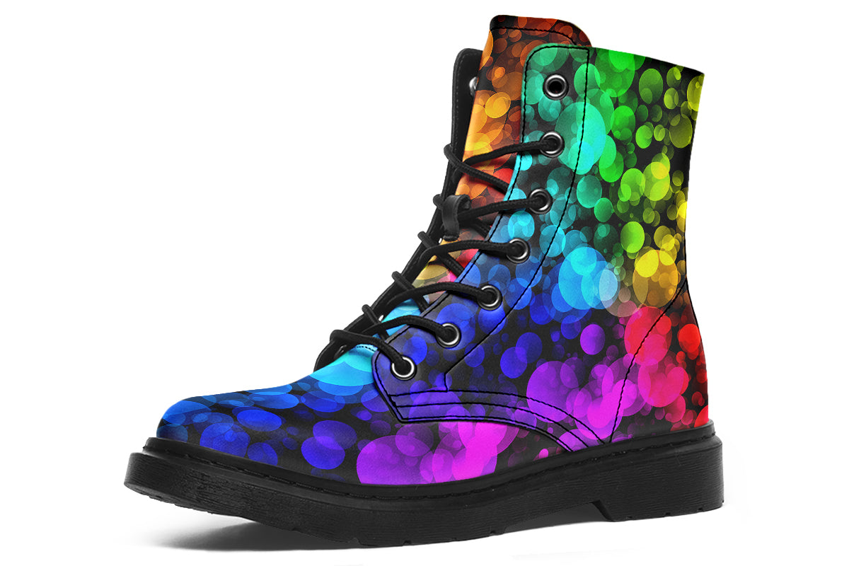 Rainbow Bubbles Boots