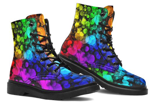 Rainbow Bubbles Boots