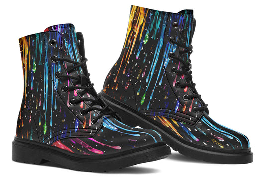 Rainbow Drips Boots